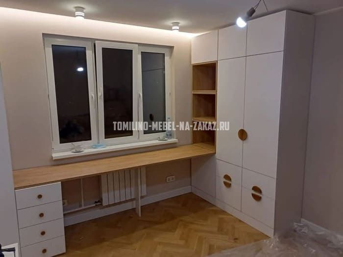 Гардеробные комнаты на заказ в Томилино