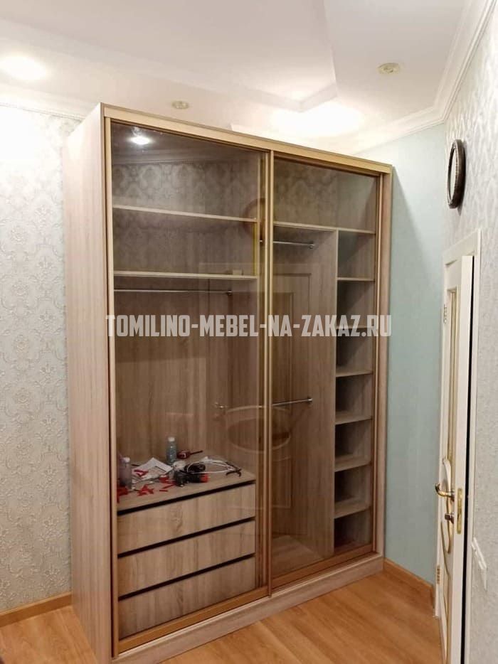 Гардеробные комнаты на заказ в Томилино
