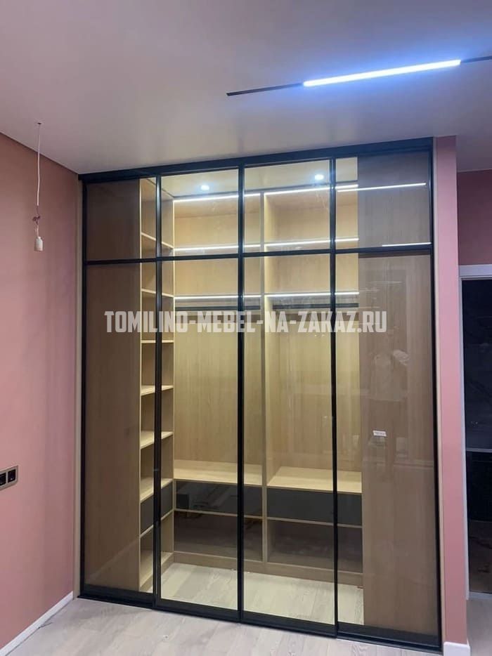 Гардеробные комнаты на заказ в Томилино